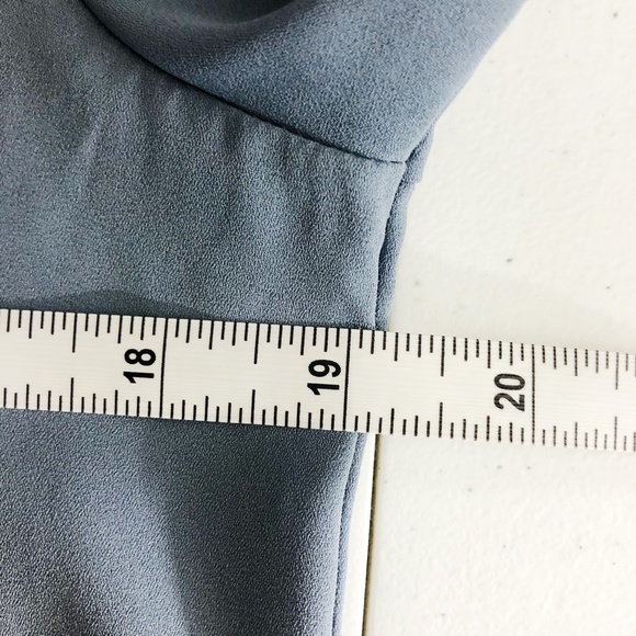 Ro & De Dusty Blue Short Sleeve Blouse |C - Picture 8 of 9